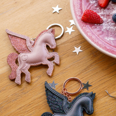 Portachiavi Imperial Riding Key To My Horse Oro rosa