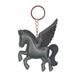 Portachiavi Imperial Riding Key To My Horse Nero metallizzato