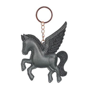 Portachiavi Imperial Riding Key To My Horse Nero metallizzato