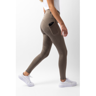 Leggings a grip integrale Horze Dea da donna Marrone morel Leggings a grip integrale Horze Dea da donna Marrone morel