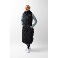 Gilet lungo imbottito senza maniche Gem B Vertigo Bellezza nera Nero Gilet lungo imbottito senza maniche Gem B Vertigo Bellezza nera Nero