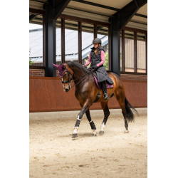 Gilet lungo imbottito senza maniche Gem B Vertigo Bellezza nera Nero