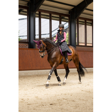 Gilet lungo imbottito senza maniche Gem B Vertigo Bellezza nera Nero