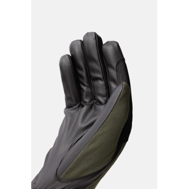 Guanti da equitazione tutte le stagioni Young Rider Perla Horze Kambada / drago verde scuro Kaki