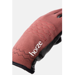 Guanti da equitazione tutte le stagioni Jimena Horze Marrone bordeaux