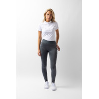 Leggings da donna Horze Maia con grip integrale e tasca per telefono Blu temporale