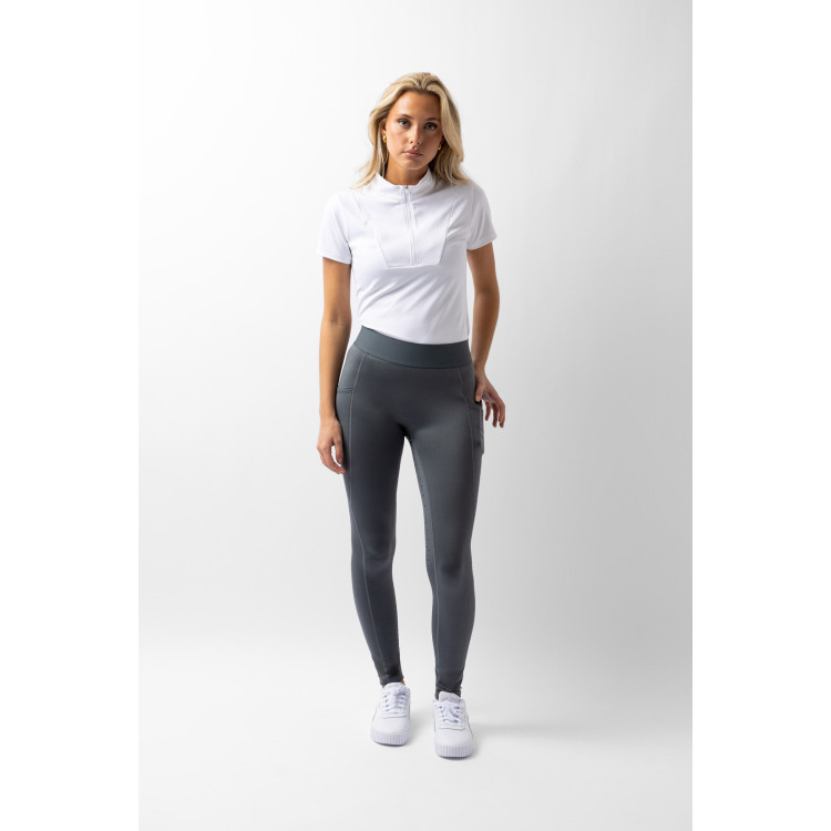 Leggings da donna Horze Maia con grip integrale e tasca per telefono Leggings da donna Horze Maia con grip integrale e tasca per telefono