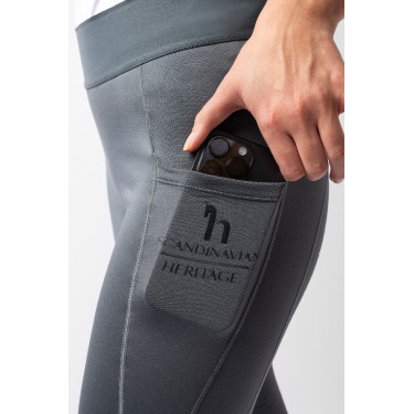 Leggings da donna Horze Maia con grip integrale e tasca per telefono Leggings da donna Horze Maia con grip integrale e tasca per telefono