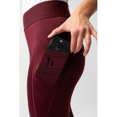 Leggings da donna Horze Maia con grip integrale e tasca per telefono Leggings da donna Horze Maia con grip integrale e tasca per telefono