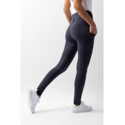 Leggings mezza stagione Serena con grip integrale Horze Inchiostro marino Blu marino