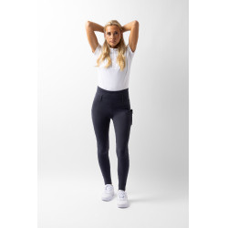 Leggings mezza stagione Serena con grip integrale Horze Inchiostro marino Blu marino