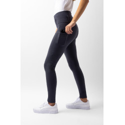 Leggings mezza stagione Serena con grip integrale Horze Inchiostro marino Blu marino