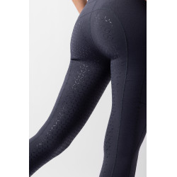 Leggings mezza stagione Serena con grip integrale Horze Inchiostro marino Blu marino