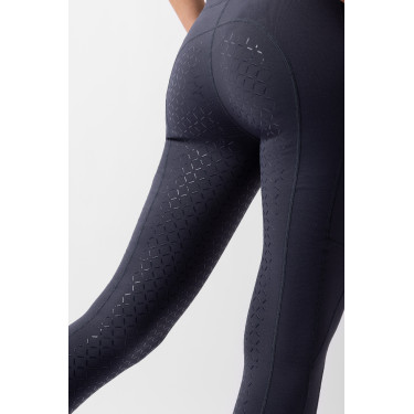 Leggings mezza stagione Serena con grip integrale Horze Inchiostro marino Blu marino