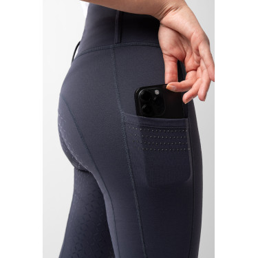 Leggings mezza stagione Serena con grip integrale Horze Inchiostro marino Blu marino
