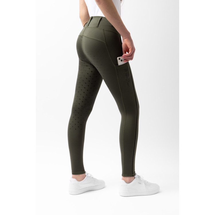 Leggings a vita alta Young Rider Aya da donna Horze Leggings a vita alta Young Rider Aya da donna Horze