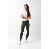 Leggings a vita alta Young Rider Aya da donna Horze Kambada / drago verde scuro Kaki