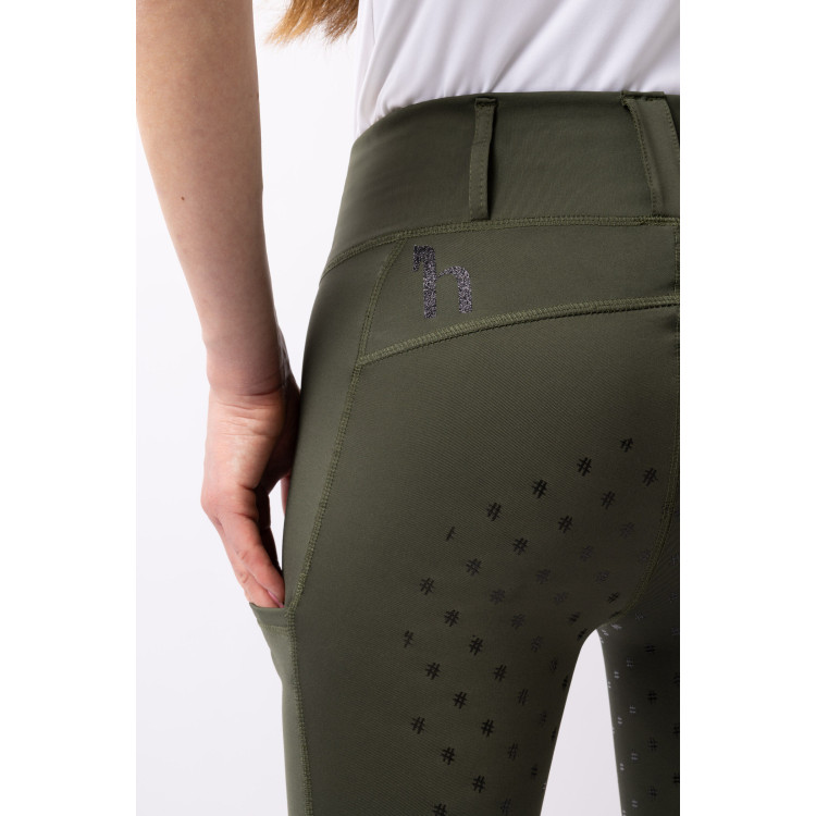 Leggings a vita alta Young Rider Aya da donna Horze Leggings a vita alta Young Rider Aya da donna Horze