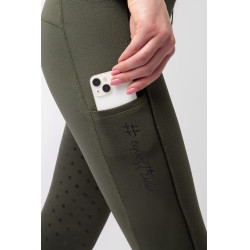 Leggings a vita alta Young Rider Aya da donna Horze Leggings a vita alta Young Rider Aya da donna Horze