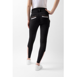 Pantaloni Horze a vita alta Young Rider Alena donna Bellezza nera Nero