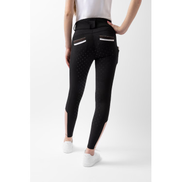 Pantaloni Horze a vita alta Young Rider Alena donna Bellezza nera Nero