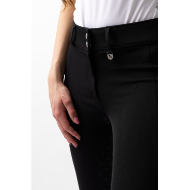 Pantaloni Horze a vita alta Young Rider Alena donna Bellezza nera Nero