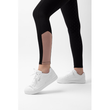 Pantaloni Horze a vita alta Young Rider Alena donna Bellezza nera Nero