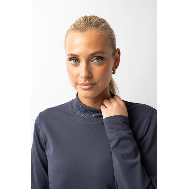 Top da allenamento Josephine Horze Inchiostro marino Blu marino