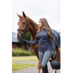 Top da allenamento Josephine Horze Inchiostro marino Blu marino