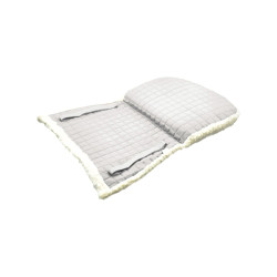 Ammortizzatore in Cotone e Pile Sintetico Burioni Bianco