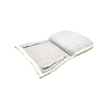 Ammortizzatore in Cotone e Pile Sintetico Burioni Bianco