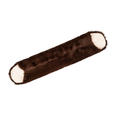 Copri-cinghia western in pelle di pecora sintetica Burioni Marrone