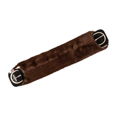 Copri-cinghia western in pelle di pecora sintetica Burioni Marrone