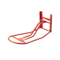 Portasella da parete pieghevole per sella inglese Umbria Equitazione Rosso