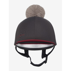 Toque My LeMieux per casco Cenere Bordeaux