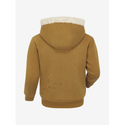 Felpa con cappuccio LeMieux Zip Through Mini Charlie Zenzero Arancione