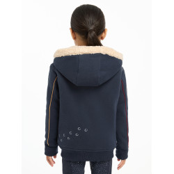 Felpa con cappuccio LeMieux Zip Through Mini Charlie Blu navy Blu marino