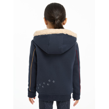 Felpa con cappuccio LeMieux Zip Through Mini Charlie Blu navy Felpa con cappuccio LeMieux Zip Through Mini Charlie Blu navy