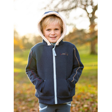 Felpa con cappuccio LeMieux Zip Through Mini Charlie Blu navy Felpa con cappuccio LeMieux Zip Through Mini Charlie Blu navy