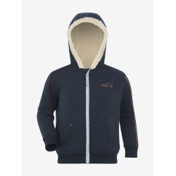 Felpa con cappuccio LeMieux Zip Through Mini Charlie Blu navy Blu marino