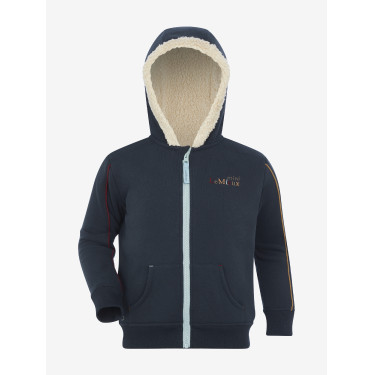 Felpa con cappuccio LeMieux Zip Through Mini Charlie Blu navy Felpa con cappuccio LeMieux Zip Through Mini Charlie Blu navy