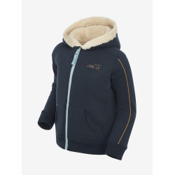 Felpa con cappuccio LeMieux Zip Through Mini Charlie Blu navy Blu marino
