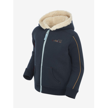 Felpa con cappuccio LeMieux Zip Through Mini Charlie Blu navy Felpa con cappuccio LeMieux Zip Through Mini Charlie Blu navy