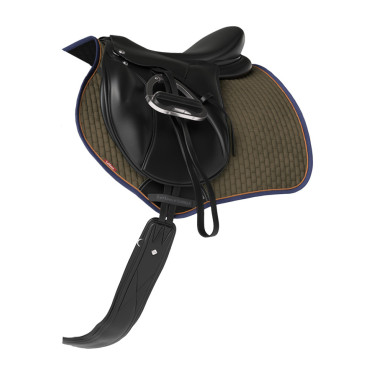 Tappetino LeMieux Suede Close Contact Square Alpina Marrone