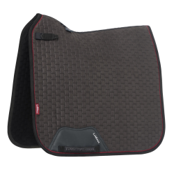 Tappetino LeMieux Suede Dressage Square Cenere Bordeaux