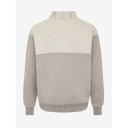 Maglia LeMieux con zip a un quarto Kate Young Rider Cenere / Pietra Grigio Maglia LeMieux con zip a un quarto Kate Young Rider Cenere / Pietra Grigio