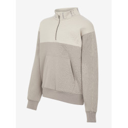 Maglia LeMieux con zip a un quarto Kate Young Rider Cenere / Pietra Grigio Maglia LeMieux con zip a un quarto Kate Young Rider Cenere / Pietra Grigio