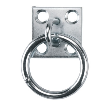 Anello di attacco zincato 4 fori