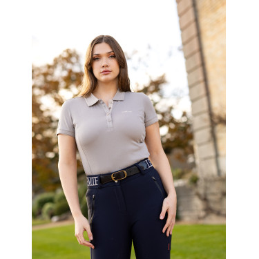 Polo LeMieux Classico Cenere Blu marino