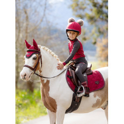 Berretto doppio pompon Mini LeMieux Brace Bordeaux